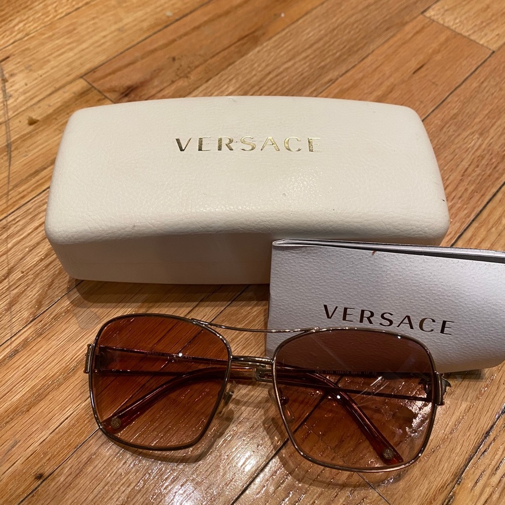 Versace Light pink squared Sunglasses